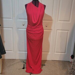 Calvin Klein Red Stretch formal dress